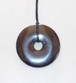 Schungit Anhänger Donut 1